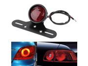 Motorcycle license plate rear light metal 12V taillights for Motorcycle