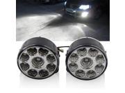 2pcs 9 LED Car Head Front Fog Light Off road Lamps Daytime Running Lights
