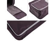1pc Portable Waterproof Travel Zipper Shoe Makeup Cloth Organizer Storage Bag