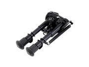 Multifunctional 6 Inch Rifles Bipod Fore Gripping Shooter Mount Tactical Eject Rail Ridge Rock Black