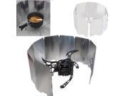 Foldable Mini 9 Plates Cooker BBQ Gas Stove Wind Shield Screen Picnic Outdoor