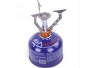 Portable Stainless Steel Camping Stove Outdoor Picnic Cookout Mini Gas Burner