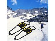 Durable Ice Snow Anti Skid Shoe Spikes Grips Crampons Hiking Fishing Newest