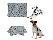 Cute Pet Puppy Dog Cat Blanket Paw Prints Soft Warm Fleece Mat Bed Cover