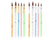 5 pc Nail Art Set Dotting Painting Drawing Polish Brush Pen Tools