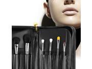 15 Pcs Silver black Makeup Cosmetic Brush Eyebrow Foundation Powder Brushes