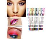 12Pcs Women Glitter Cosmetics Eye Shadow Eyeliner Lipliner Pen Pencil Makeup