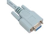 RJ45 Cat5 to Rs232 DB9 Converter Ethernet Adapter Wire for Routers Network