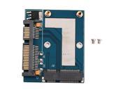 Hot Mini PCI e MSATA To 2.5 SATA Adapter Converter Card Module Blue Board