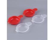 2 Set Home Microwave Plastic Egg Bowl Maker Cooker Cookware Fast Cooking Tool