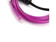 3M Colorful Flexible EL Wire Tube Rope Neon Light Glow Car Party Decor