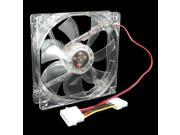 Computer Fan 4 LED 80mm 8025 8cm Silent PC Computer Case Cooler Cooling Fan Mod
