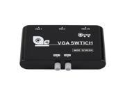 2 In 1 Out VGA SVGA Manual Sharing Selector Switch Switcher Box For LCD PC
