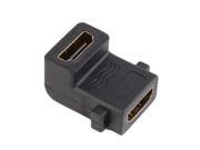 NEW 90 Degree Gold plated HDMI Female to HDMI Female F F Gold Adapter Coupler