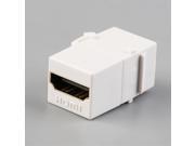 HDMI Wall Installation Female to Female Coupler Adapter Converter White