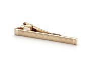Mens Classical Plain Golden Stainless Steel Standard Tie Clip Clasp Bars Pins