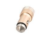 Universal 2 Ports 2.4A All Aluminum USB Car Charger for Cellphones New