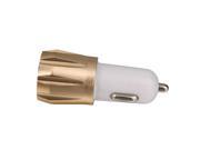 1.0 2.1A Dual USB Port Quick Car Charger Adapter for Cellphones Universal