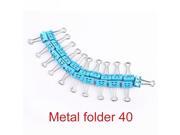 40Pcs 19mm Smile Metal Binder Clips For Home Office File Paper Organizer