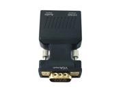 1080P VGA Male to HDMI Female With 3.5mm Audio USB Cable Converter Adapter