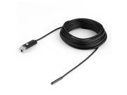 6 LEDs Waterproof 10M 5.5mm Phone Endoscope Inspection Camera For Android PC BLACK