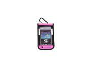 GECKOBRANDS 011408PK Waterproof Large Dry Bag for Mobile Devices Bright Pink