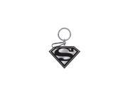 Black And Silver Superman Enamel Key Chain