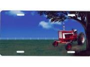 Red Tractor License Plate Red Tractor License Plate
