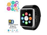 Indigi® 2-in-1 GSM + Bluetooth SmartWatch Phone Built-in Camera AT&T T-mobile Unlocked!