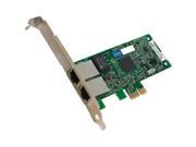 Addon HP KU004AA Comparable 10 100 1000Mbs Dual Open RJ 45 Port 100m PCIe x4 Network Interface Card Cost effectively add additional ports and connectivityKU00