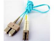 Axiom LCSCB4PAS30 AX Bendnflex Silver Network Cable Sc Multi Mode M To Lc Multi Mode M 98 Ft Fiber Optic 50 125 Micron Om4 Plenum