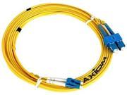 Axiom LCLCSD9Y 20M AX Network Cable Lc Single Mode M To Lc Single Mode M 66 Ft Fiber Optic 9 125 Micron Os2 Yellow