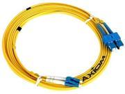 Axiom LCSCSD9Y 25M AX Network Cable Sc Single Mode M To Lc Single Mode M 82 Ft Fiber Optic 9 125 Micron Os2 Riser Yellow