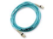 Axiom AXG92735 Network Cable Lc Multi Mode M To Lc Multi Mode M 16.4 Ft Fiber Optic 50 125 Micron Om3 Aqua