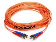 Axiom STSTMD5O 12M AX Ax Network Cable St Multi Mode M To St Multi Mode M 39 Ft Fiber Optic 50 125 Micron Om2 Riser Orange