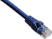 Axiom C5EMB P15 AX Patch Cable Rj 45 M To Rj 45 M 15 Ft Utp Cat 5E Molded Stranded Snagless Booted Blue