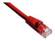Axiom C5EMB R5 AX Patch Cable Rj 45 M To Rj 45 M 5 Ft Utp Cat 5E Molded Stranded Snagless Red
