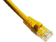 Axiom C5EMB Y10 AX Patch Cable Rj 45 M To Rj 45 M 10 Ft Utp Cat 5E Molded Stranded Snagless Yellow