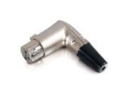 NEW RIGHT ANGLE XLR FEMALE INLINE CONNECTOR 40661