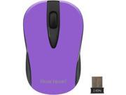 GEAR HEAD MP2100NPR Purple RF Wireless Optical Mouse