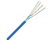 Vericom MBW5F 00933 CAT 5e FTP Solid Riser CMR Cable 1000 FT Pull Box Blue