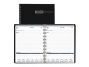 House of Doolittle HOD583992 Recycled Meeting Note Planner 8 1 2 X 11 Black Blue 2017