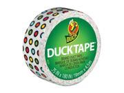Duck DUC283263 Lings Ducktape 9 Mil 3 4 Inch X 180 Inch Candy Dots
