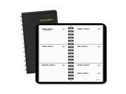 AT A GLANCE 70 035 05 Weekly Planner 2 1 2 X 4 1 2 Black 2017