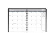 14 Month Ruled Monthly Planner 6 7 8 X 8 3 4 Black 2016 2018