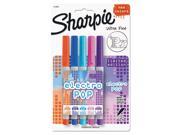 Sharpie 1919848 Ultra Fine Electro Pop Marker Assorted Colors 5 Pack