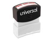 General Supply 10156 Message Stamp Paid Online Pre Inked One Color Red