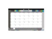 Brownline C195113 Monthly Deskpad Calendar Chipboard Geometric 17 3 4 X 10 7 8 2017
