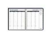 House of Doolittle 28402 Weekly 7 Day Appointment Book 8 1 2 X 11 Black 2017