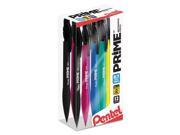 Pentel AX7PC12M Prime Mechanical Pencil Black Assorteds Dozen